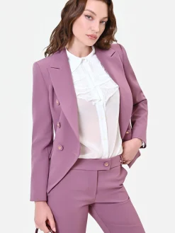 CAMICIA PANNA BIANCO IN GEORGETTE CON RUCHES