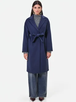 CAPPOTTO A VESTAGLIA BLU NAVY