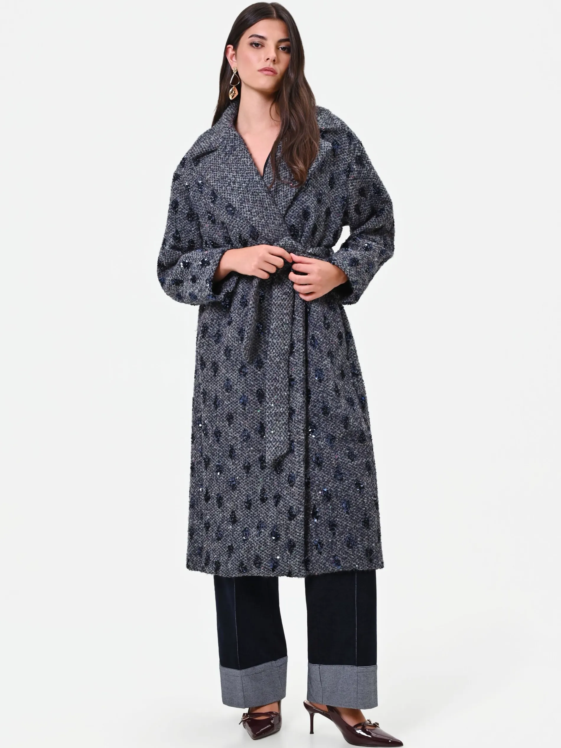 CAPPOTTO A VESTAGLIA BLU NAVY