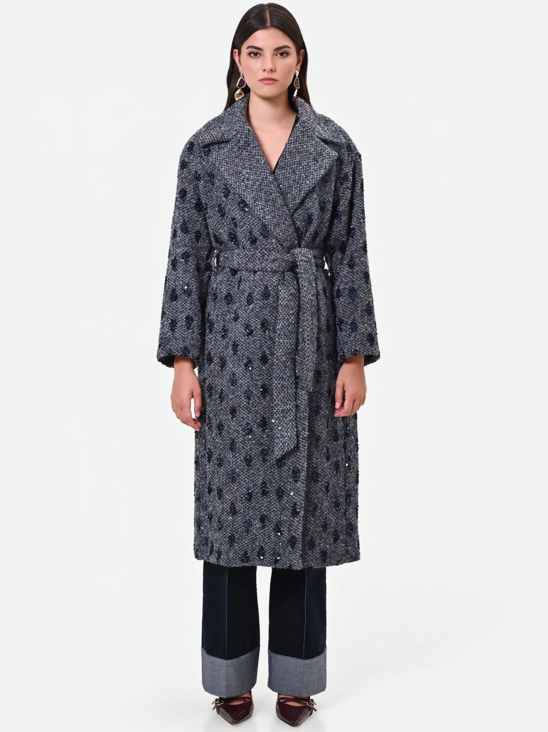 CAPPOTTO A VESTAGLIA BLU NAVY