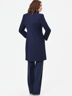 CAPPOTTO BLU NAVY DOPPIOPETTO CON BOTTONI DECORATI