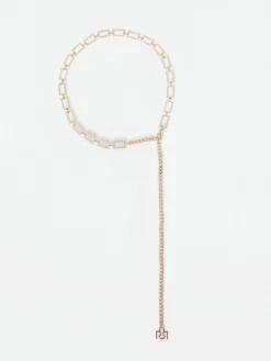 CINTURA A CATENA ORO CON PAVÉ DI STRASS