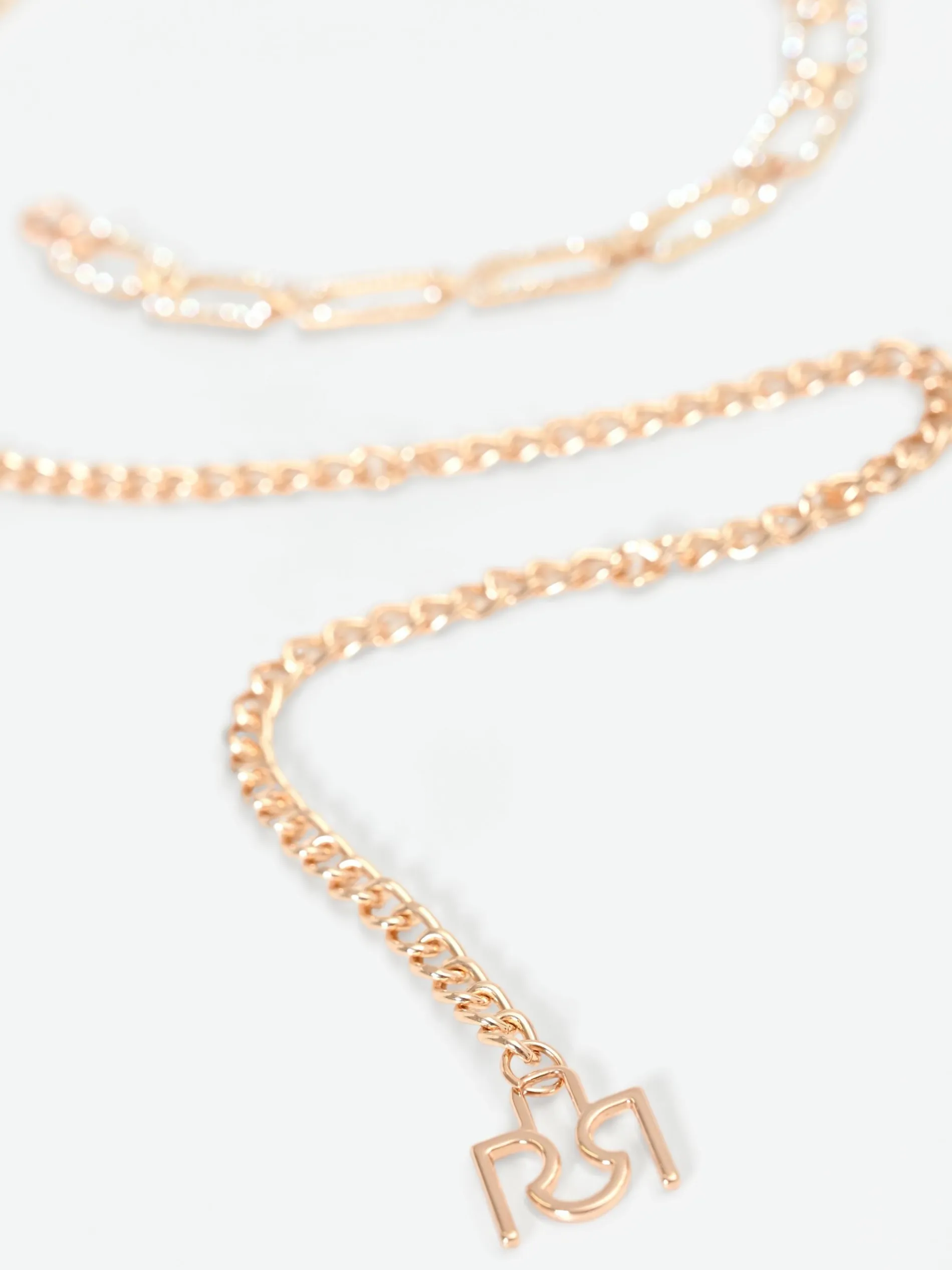 CINTURA A CATENA ORO CON PAVÉ DI STRASS