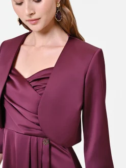 COPRISPALLE BORDEAUX IN RASO