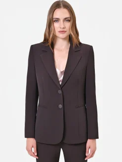 GIACCA BLAZER AVVITATA MARRONE MORO