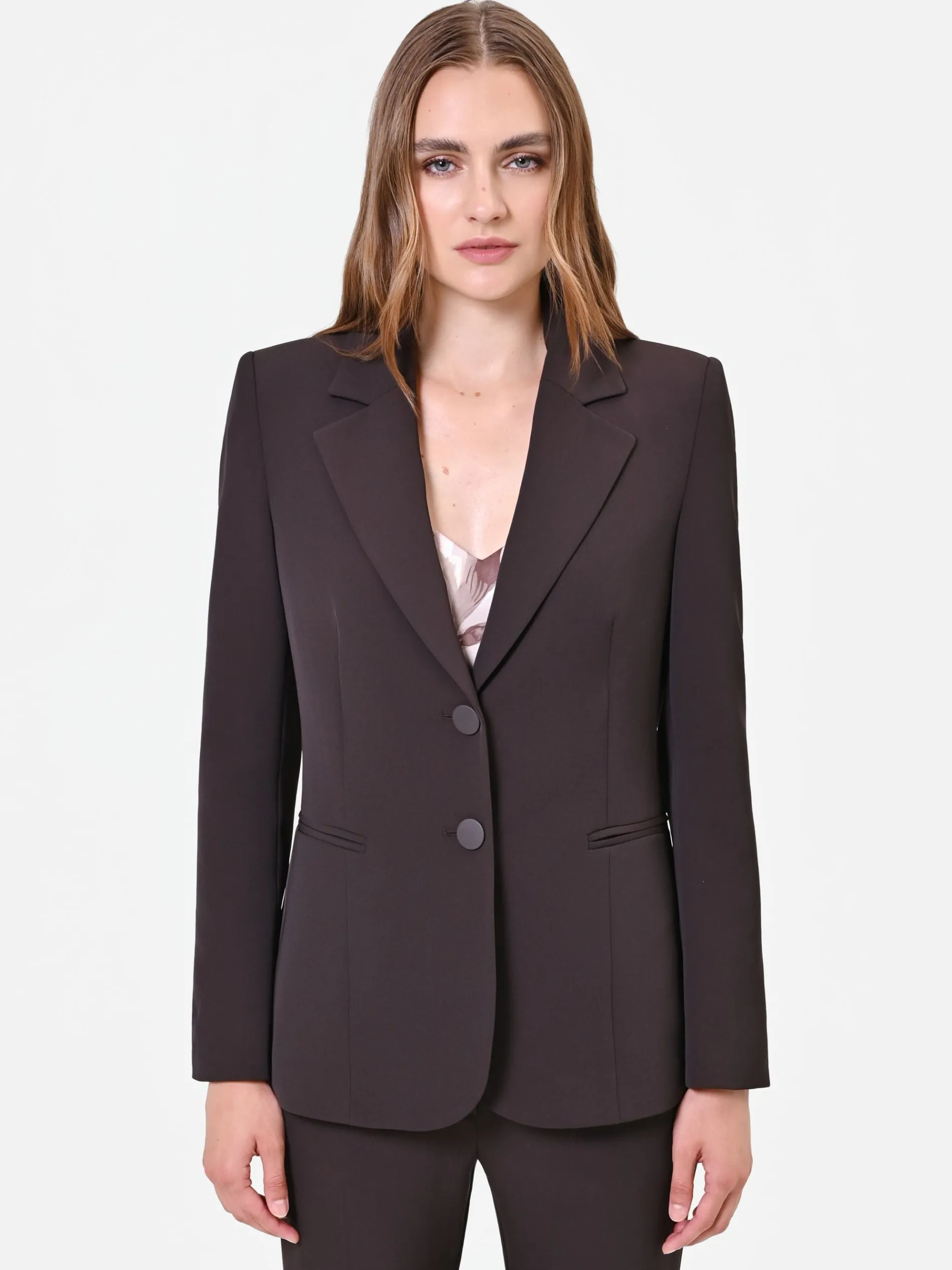 GIACCA BLAZER AVVITATA MARRONE MORO