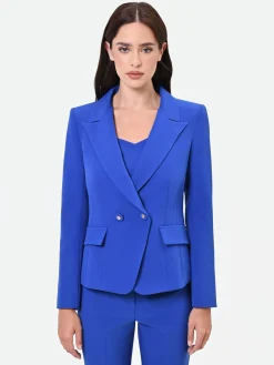 GIACCA BLAZER BLU CINA MONOPETTO