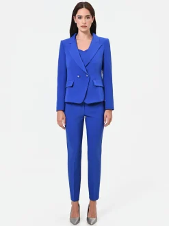GIACCA BLAZER BLU CINA MONOPETTO