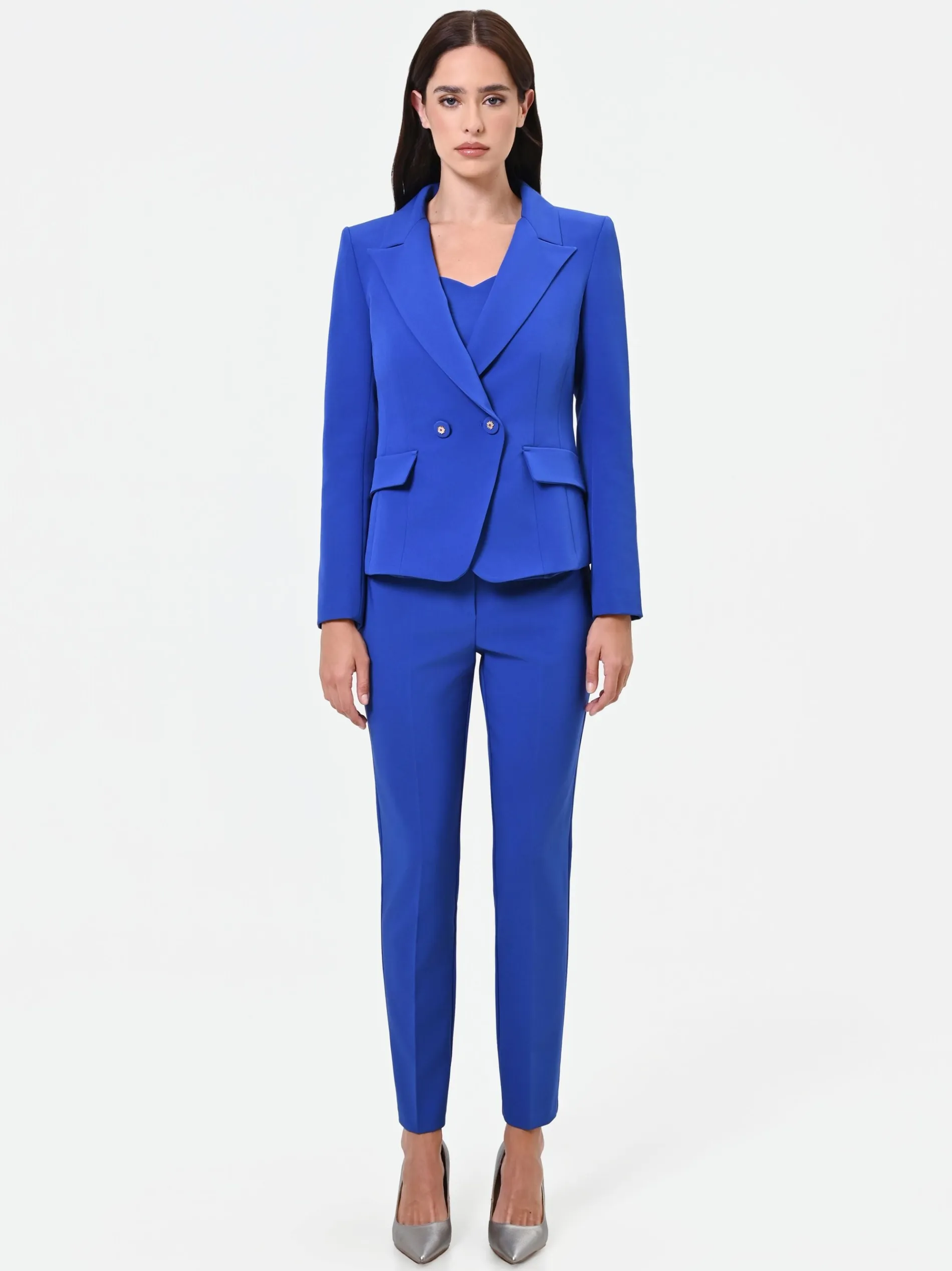 GIACCA BLAZER BLU CINA MONOPETTO