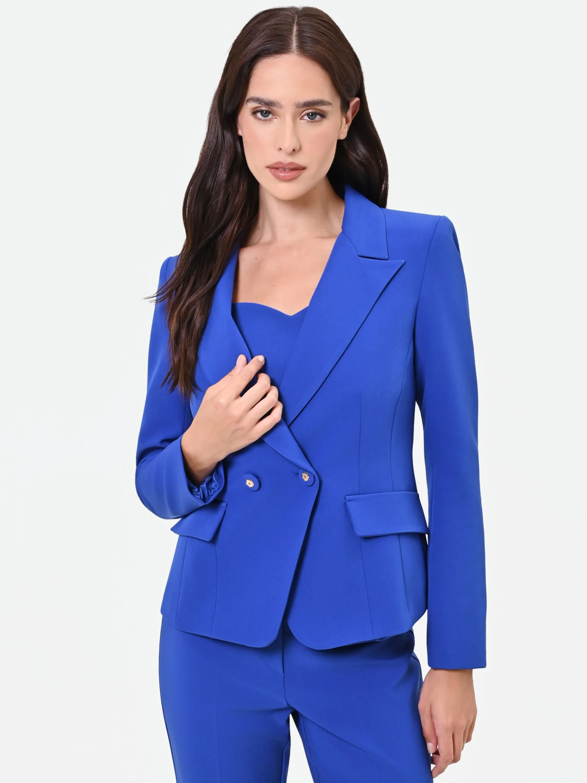 GIACCA BLAZER BLU CINA MONOPETTO