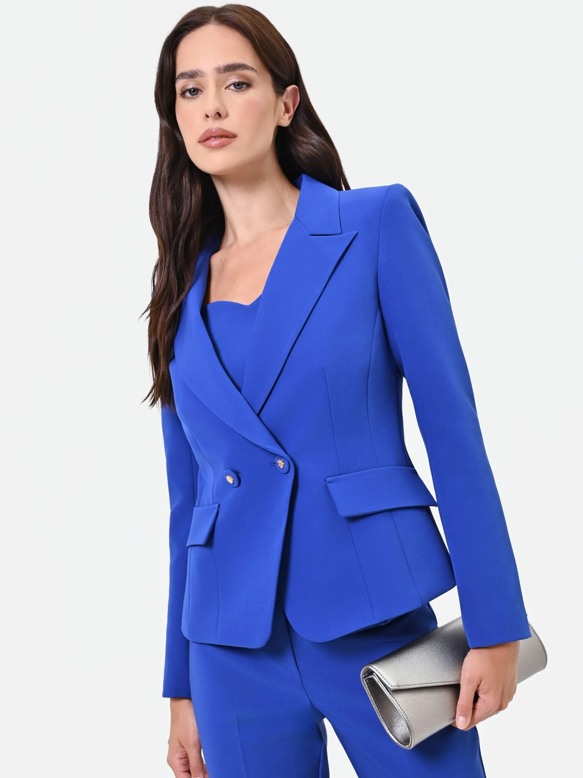 GIACCA BLAZER BLU CINA MONOPETTO