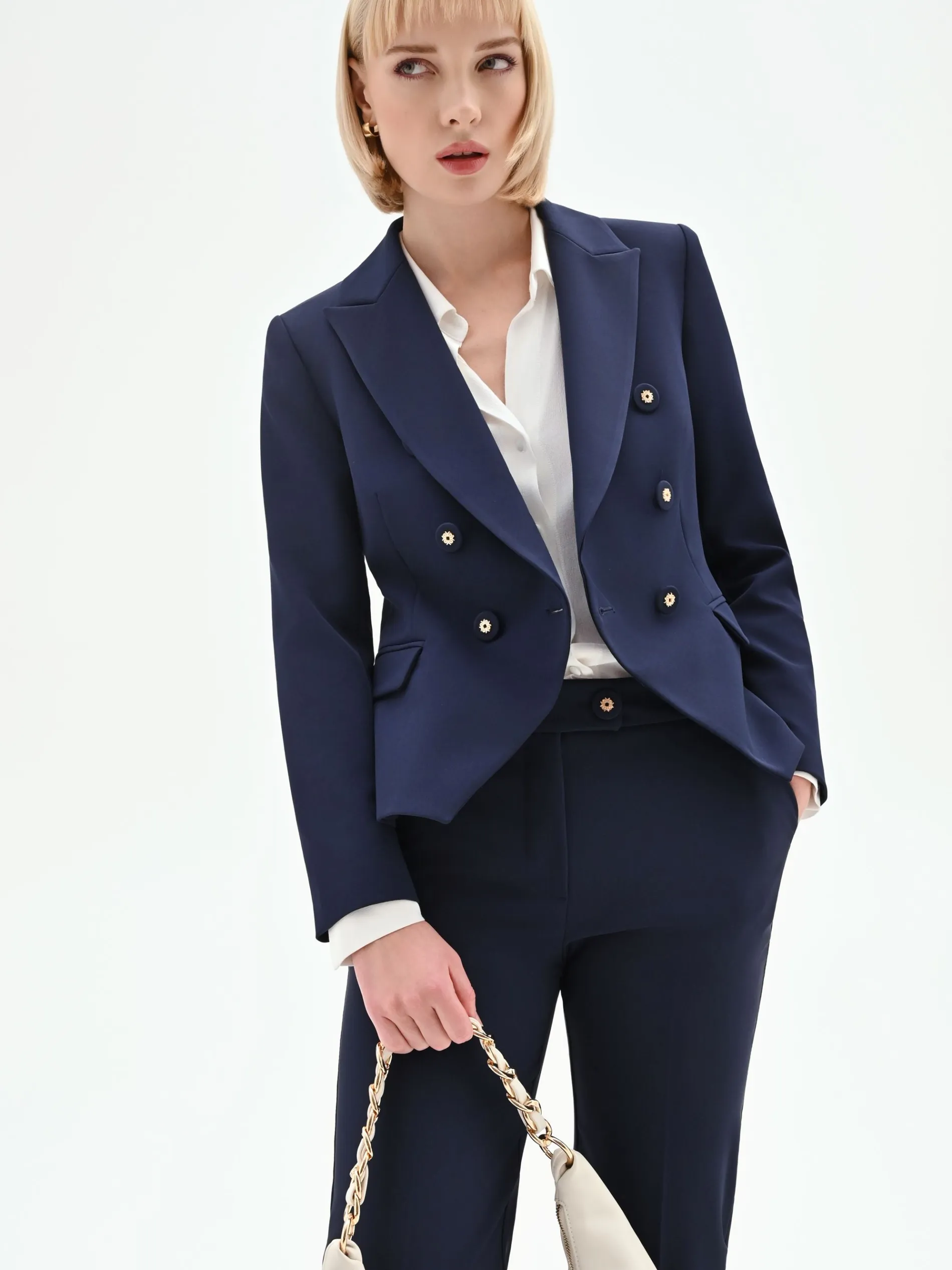 GIACCA BLAZER DOPPIOPETTO BLU