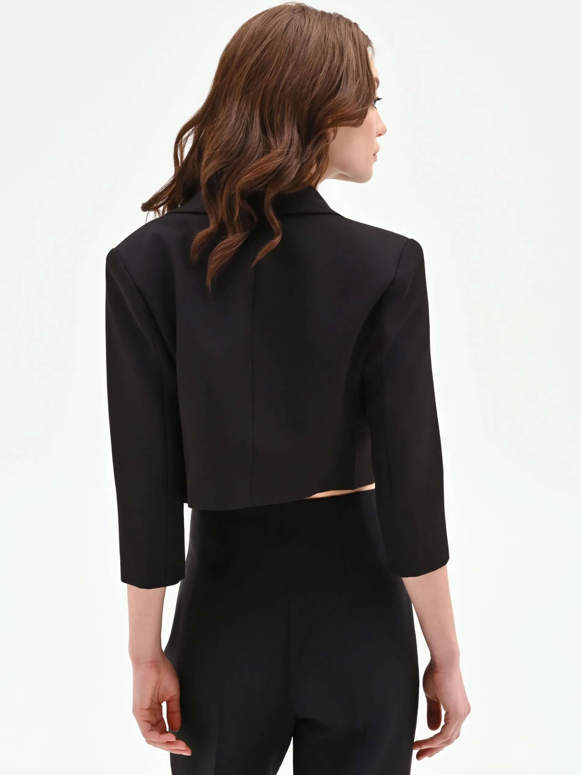 GIACCA CORTA NERA STILE BOLERO