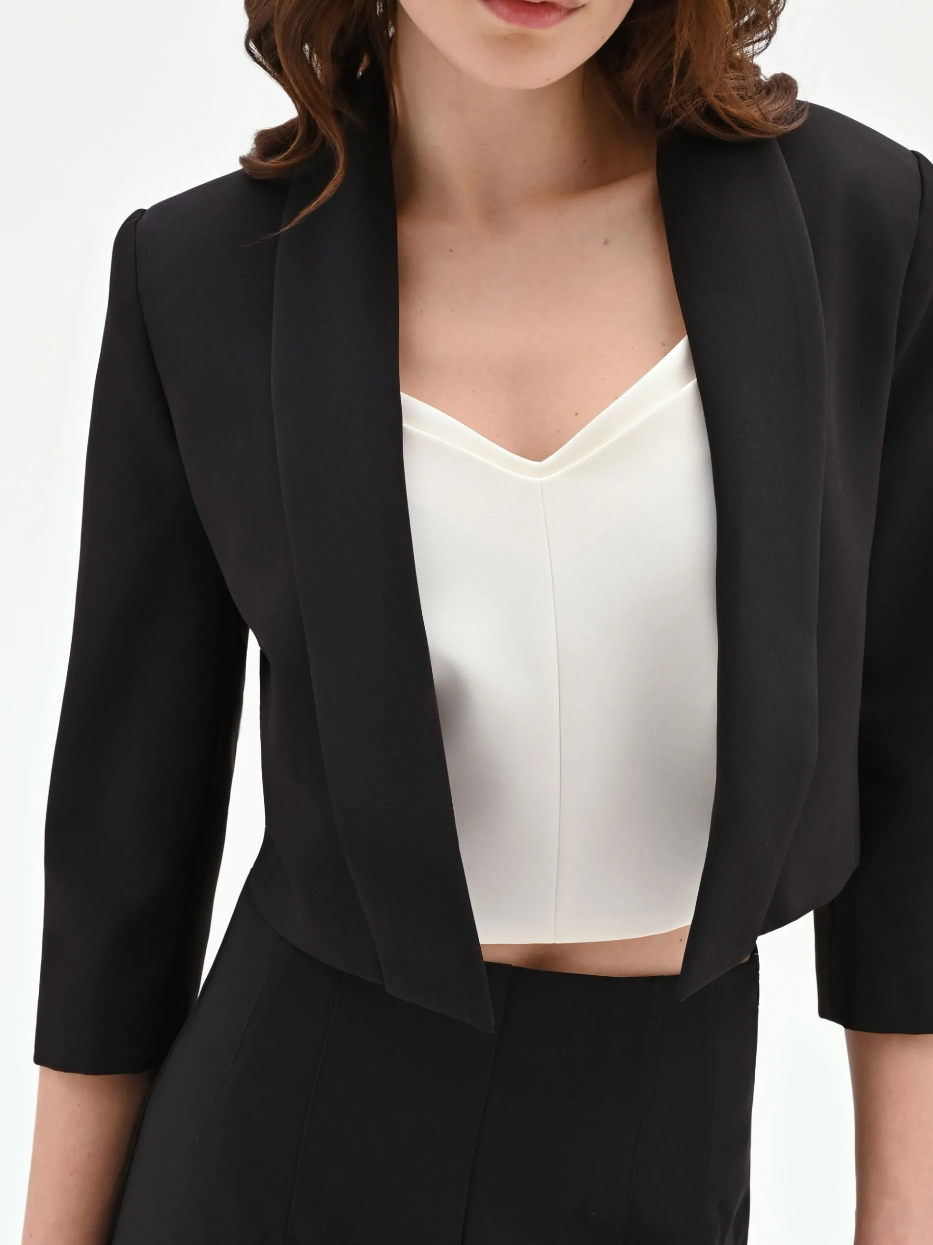 GIACCA CORTA NERA STILE BOLERO