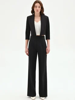 GIACCA CORTA NERA STILE BOLERO