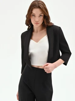 GIACCA CORTA NERA STILE BOLERO