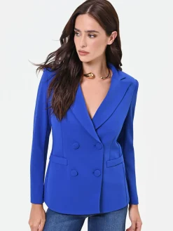 GIACCA DOPPIOPETTO BLU CINA