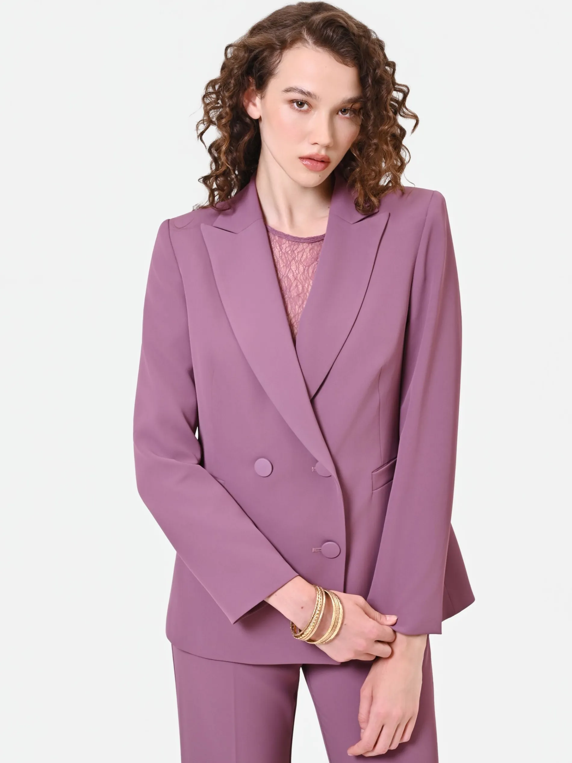 GIACCA DOPPIOPETTO ROSA ANTICO