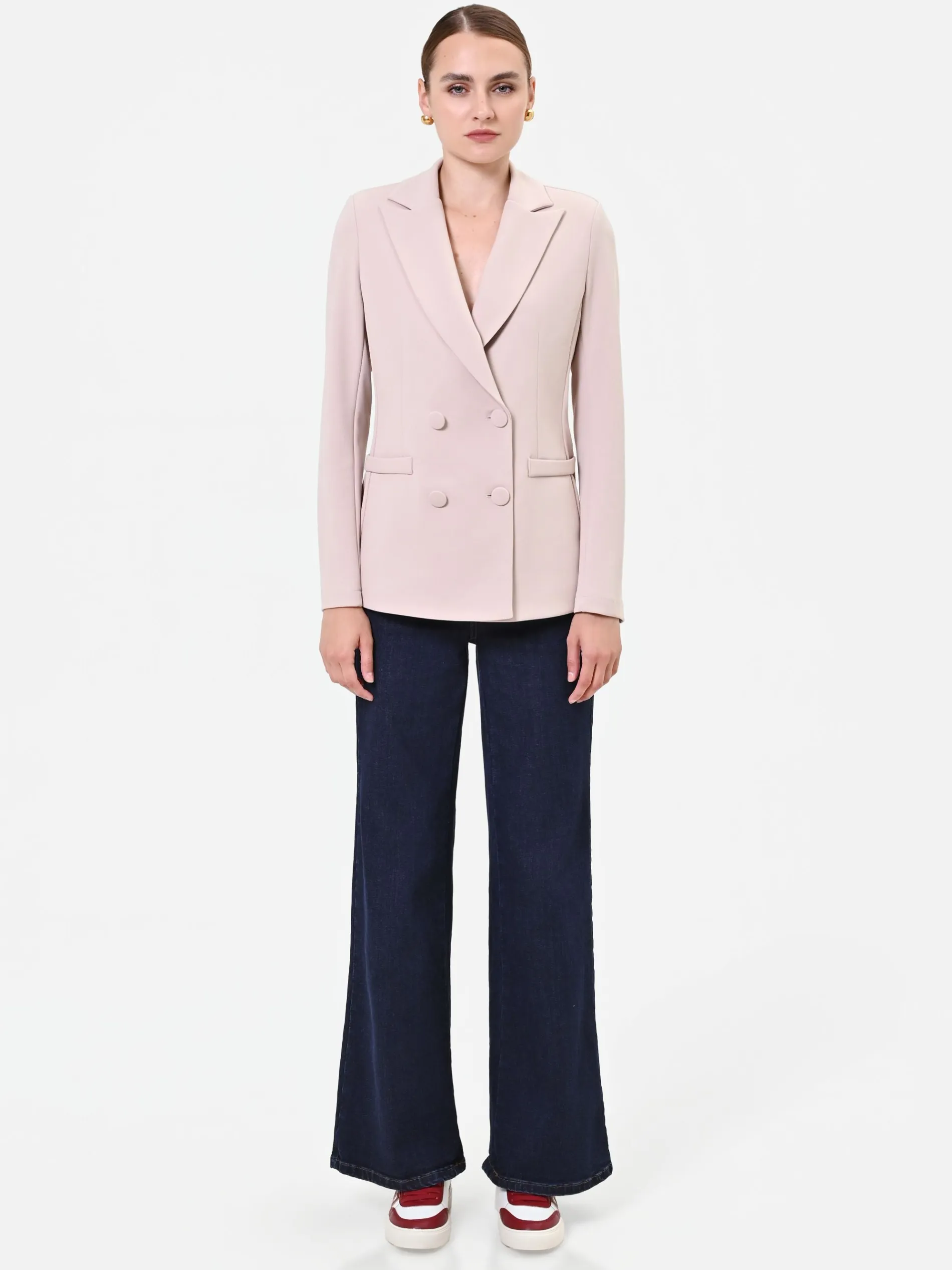 GIACCA DOPPIOPETTO TORTORA BEIGE