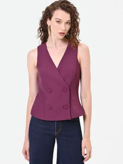 GILET DOPPIOPETTO BORDEAUX