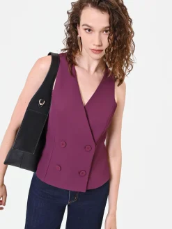 GILET DOPPIOPETTO BORDEAUX