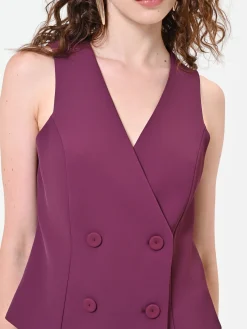 GILET DOPPIOPETTO BORDEAUX