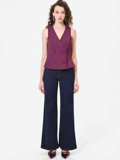 GILET DOPPIOPETTO BORDEAUX