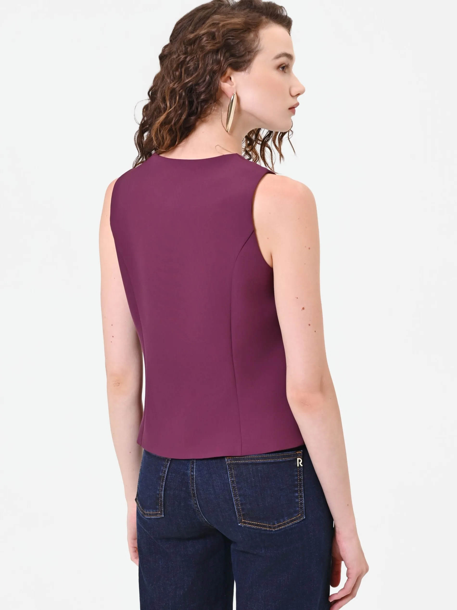 GILET DOPPIOPETTO BORDEAUX