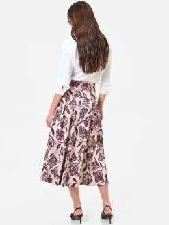 GONNA JACQUARD FANTASIA ROSSO BORDEAUX