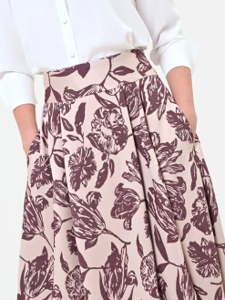 GONNA JACQUARD FANTASIA ROSSO BORDEAUX