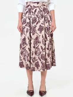 GONNA JACQUARD FANTASIA ROSSO BORDEAUX