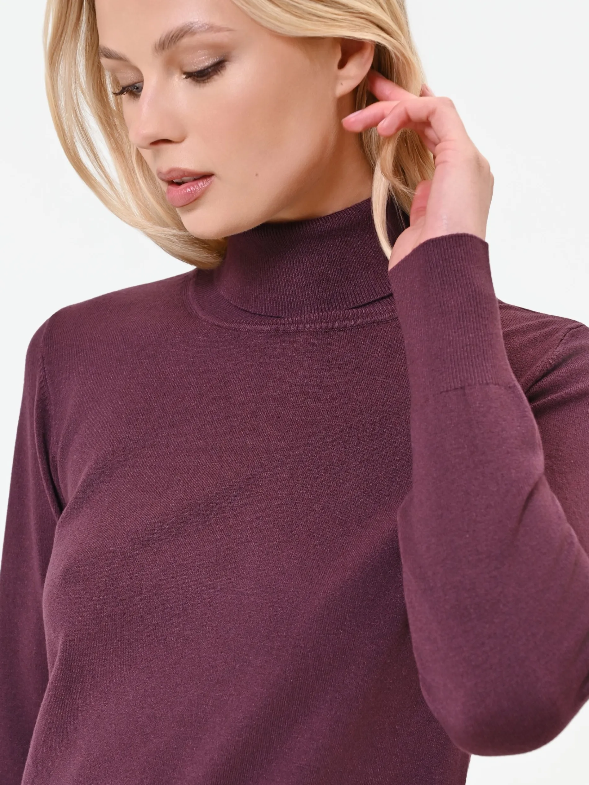 MAGLIA DOLCEVITA BORDEAUX