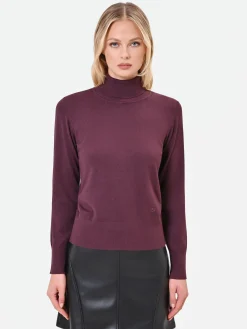 MAGLIA DOLCEVITA BORDEAUX