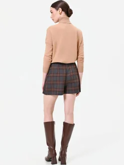 MINIGONNA SCOZZESE MORO MARRONE