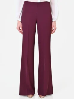 PANTALONE A PALAZZO BORDEAUX