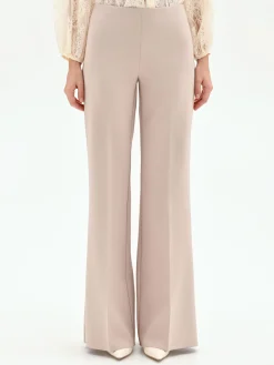 PANTALONE A PALAZZO TORTORA BEIGE