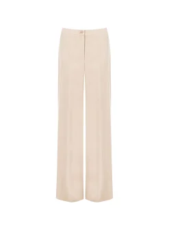 PANTALONE A PALAZZO TORTORA BEIGE IN VISCOSA