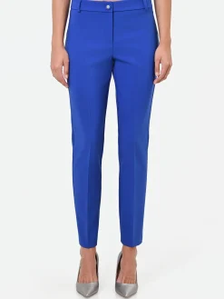 PANTALONE A SIGARETTA BLU CINA