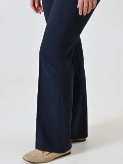 PANTALONE CURVY A ZAMPA BLU