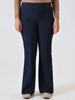 PANTALONE CURVY A ZAMPA BLU