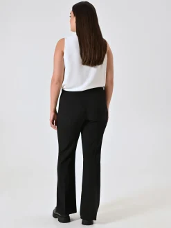 PANTALONE CURVY A ZAMPA NERO