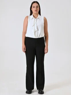 PANTALONE CURVY A ZAMPA NERO