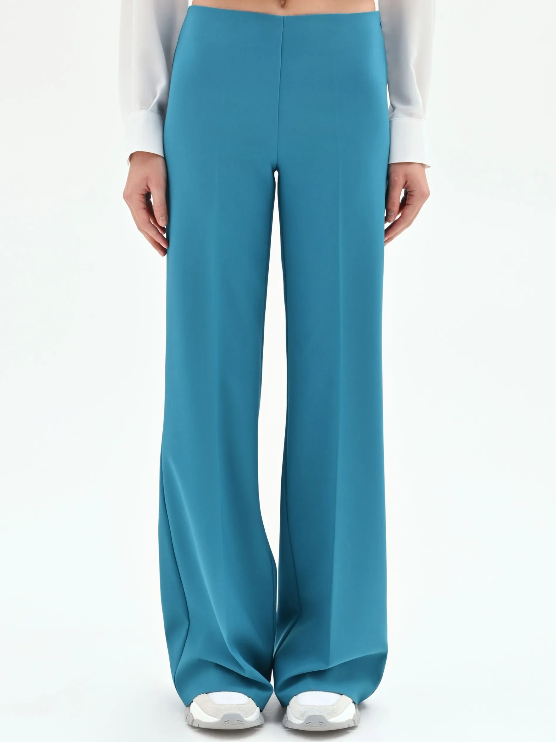 PANTALONE PALAZZO BLU OTTANIO