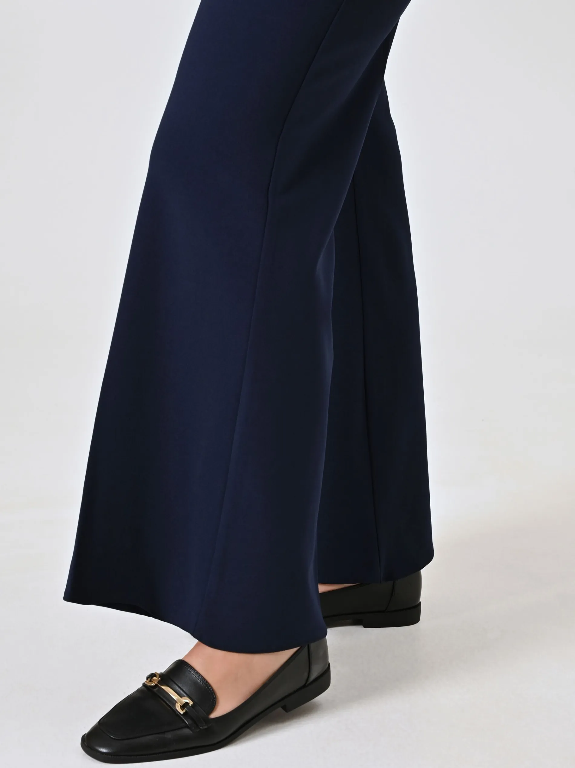 PANTALONE PALAZZO CURVY BLU