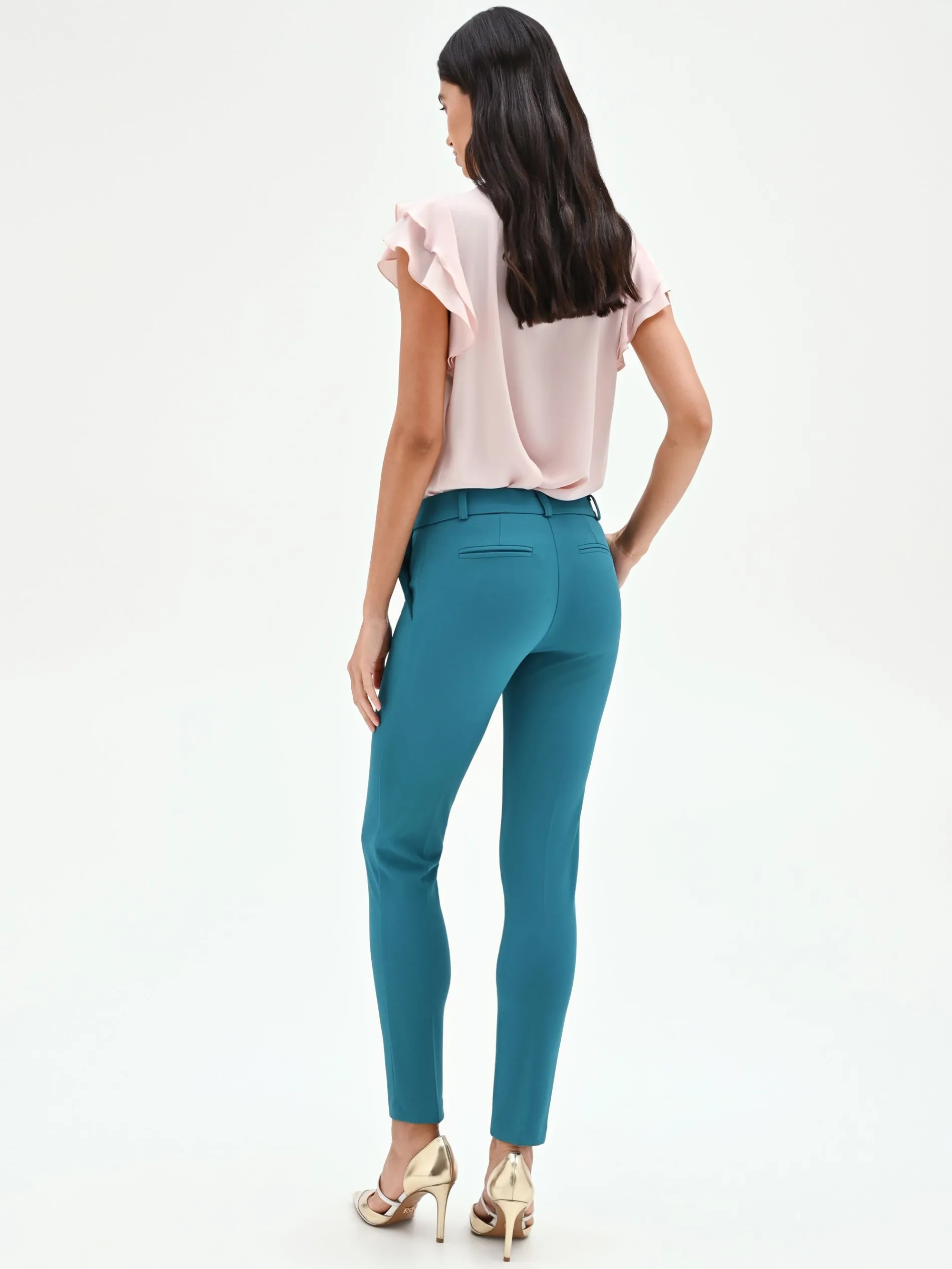 PANTALONE SLIM BLU OTTANIO