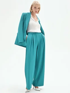 PANTALONE STUDIO SARTORIALE VERDE SMERALDO