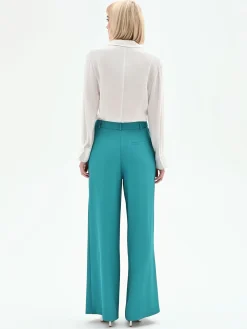 PANTALONE STUDIO SARTORIALE VERDE SMERALDO
