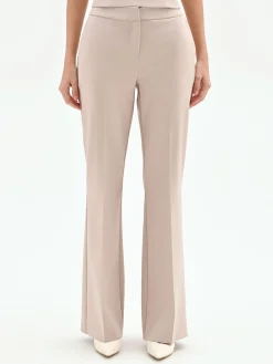 PANTALONE STUDIO TORTORA BEIGE MID FLARED