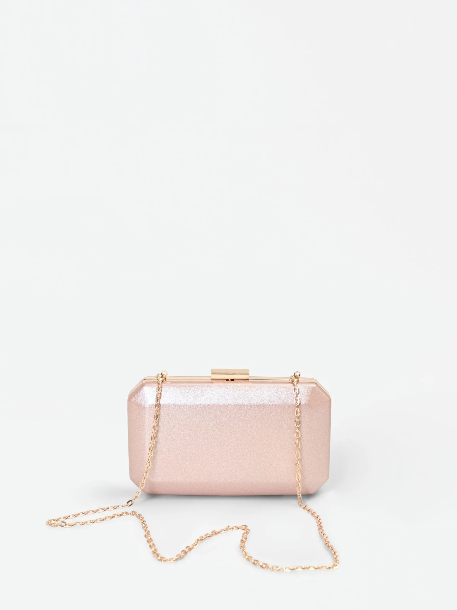 POCHETTE ROSA CON FINITURA SCINTILLANTE