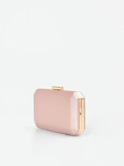 POCHETTE ROSA CON FINITURA SCINTILLANTE